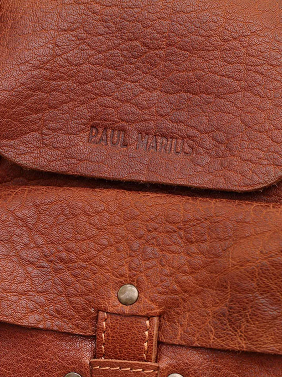 leather shoulder bag for woman Brown - LeRive Gauche - M Light Brown | PAUL MARIUS