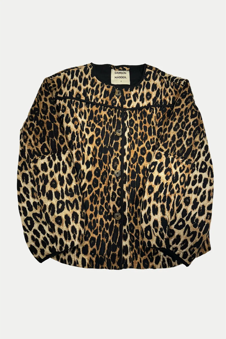 Leopard Macy Quilted Jacket