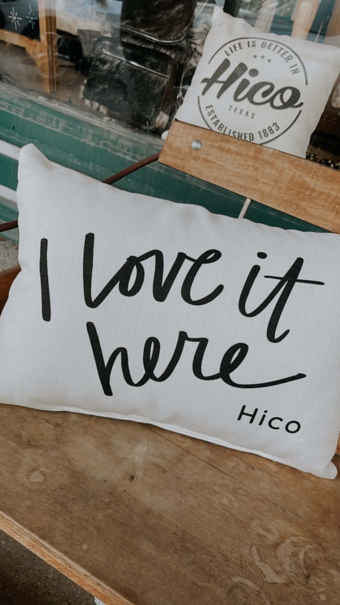 Love it Here Pillow