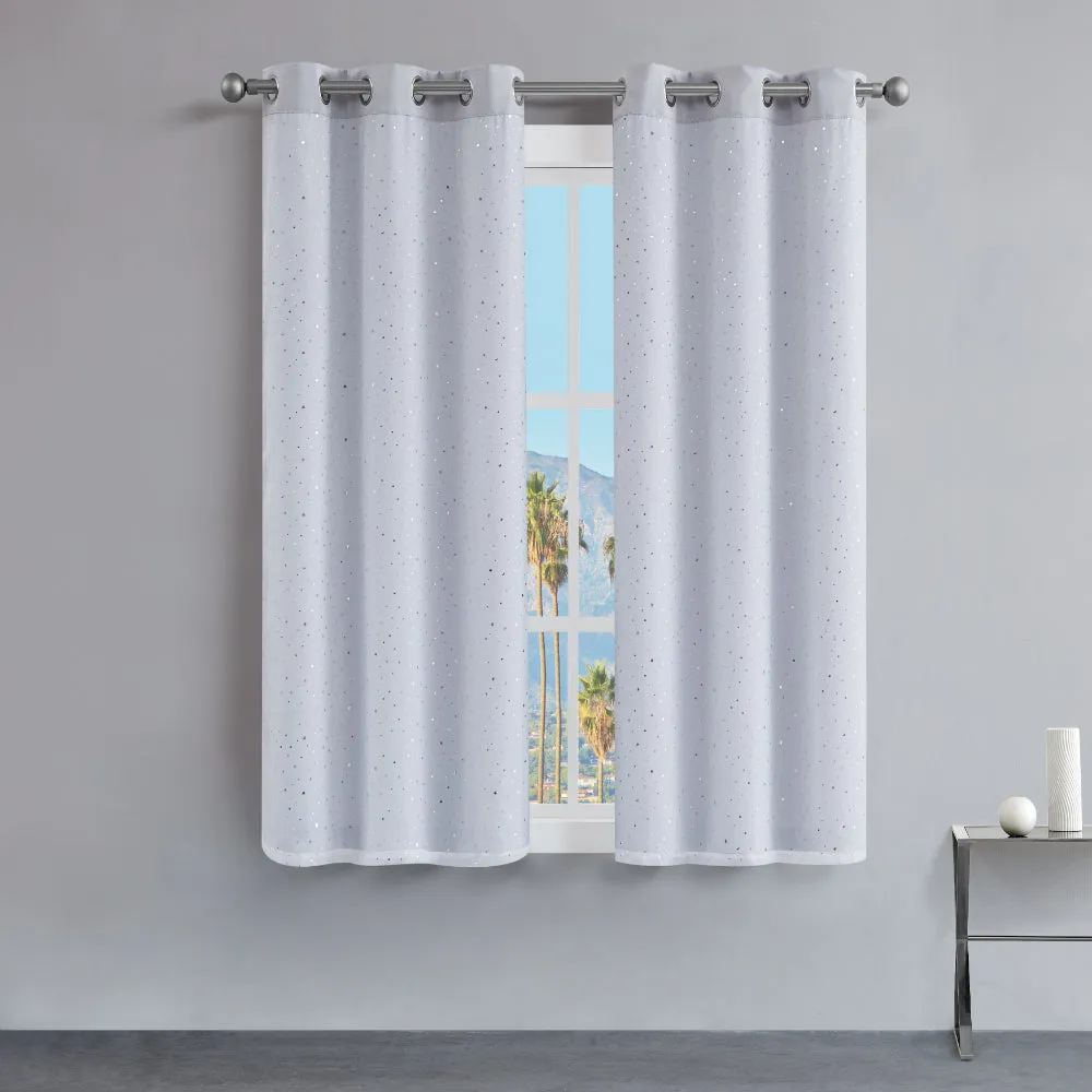 Melody Embellished Double Layer Curtains