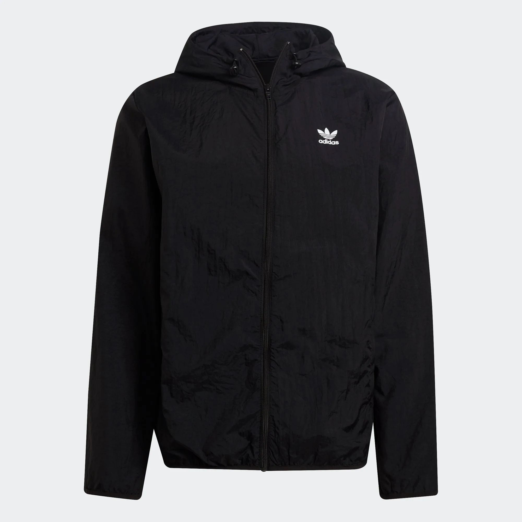 Men's adidas Originals Adicolor Essentials Trefoil Windbreaker Black