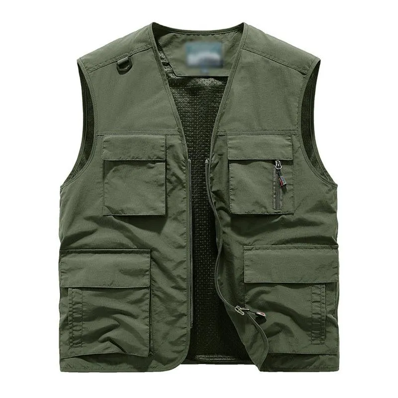 Men's Casual V-Neck Quick Dry Vest 87678973M