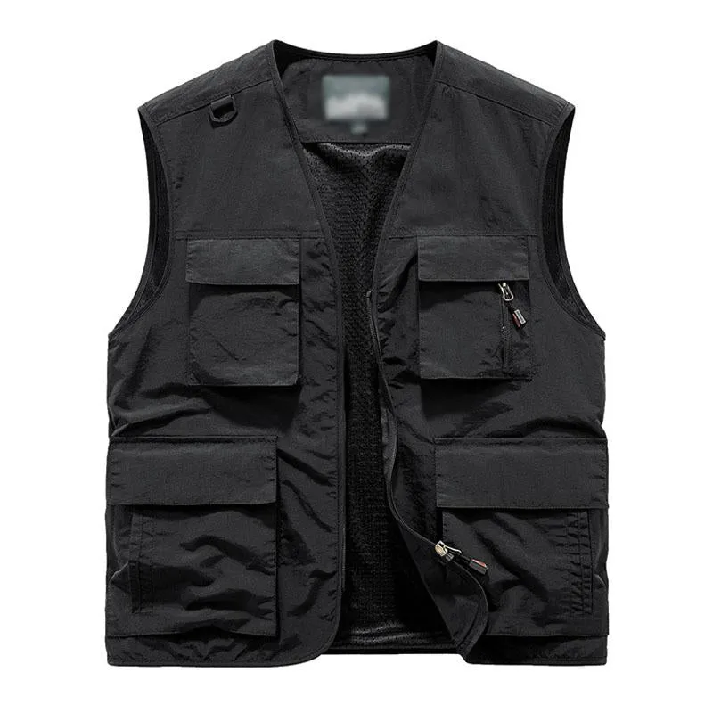 Men's Casual V-Neck Quick Dry Vest 87678973M