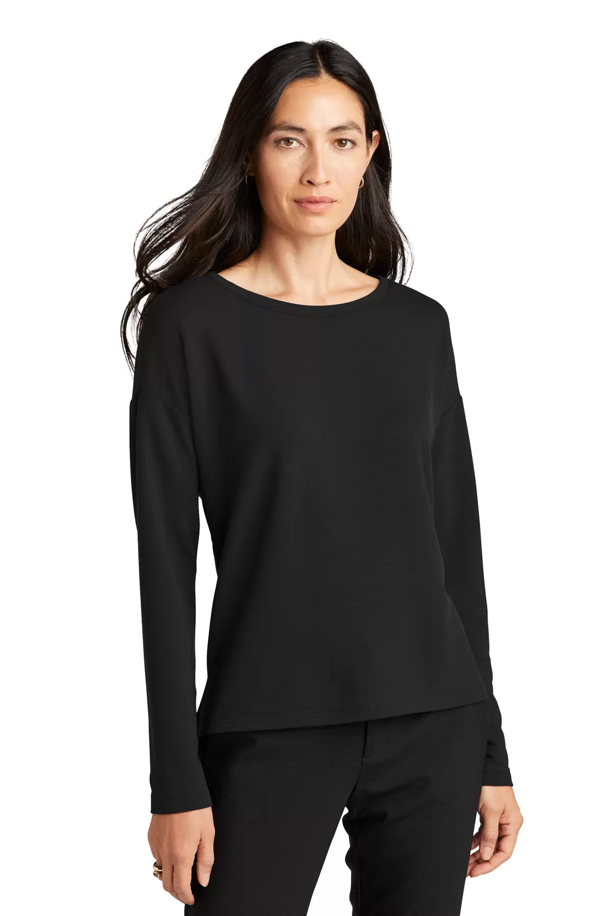 MERCER+METTLE MM3013    Women's Stretch Drop Shoulder Pullover SKU: MM3013