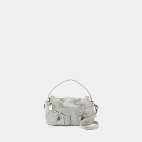 Multipocket Micro Vintage Crossbody - Acne Studios - Leather - White