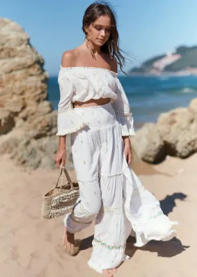 Mykonos Top and Skirt Set