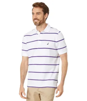 Nautica Classic Fit Striped Deck Polo