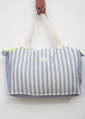 Navy Stripes Extra Large Travel Bag