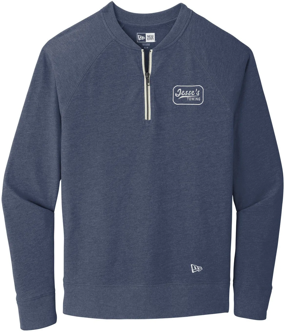 New Era Sueded Cotton Blend 1/4-Zip Pullover