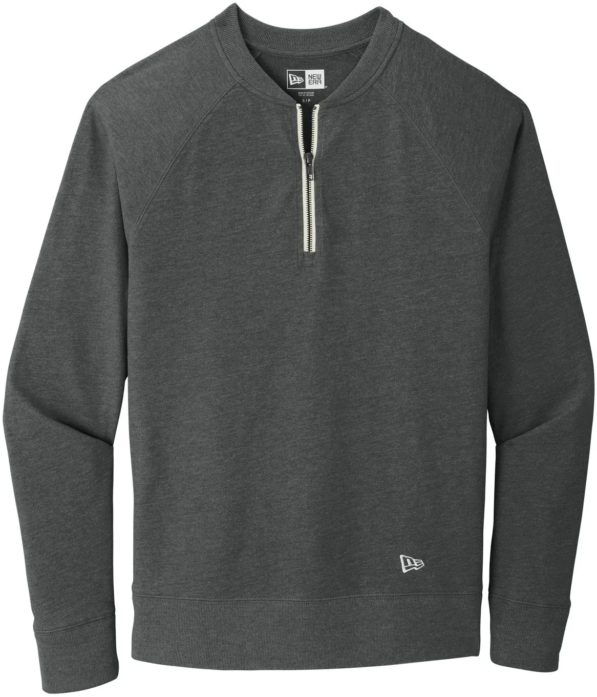 New Era Sueded Cotton Blend 1/4-Zip Pullover