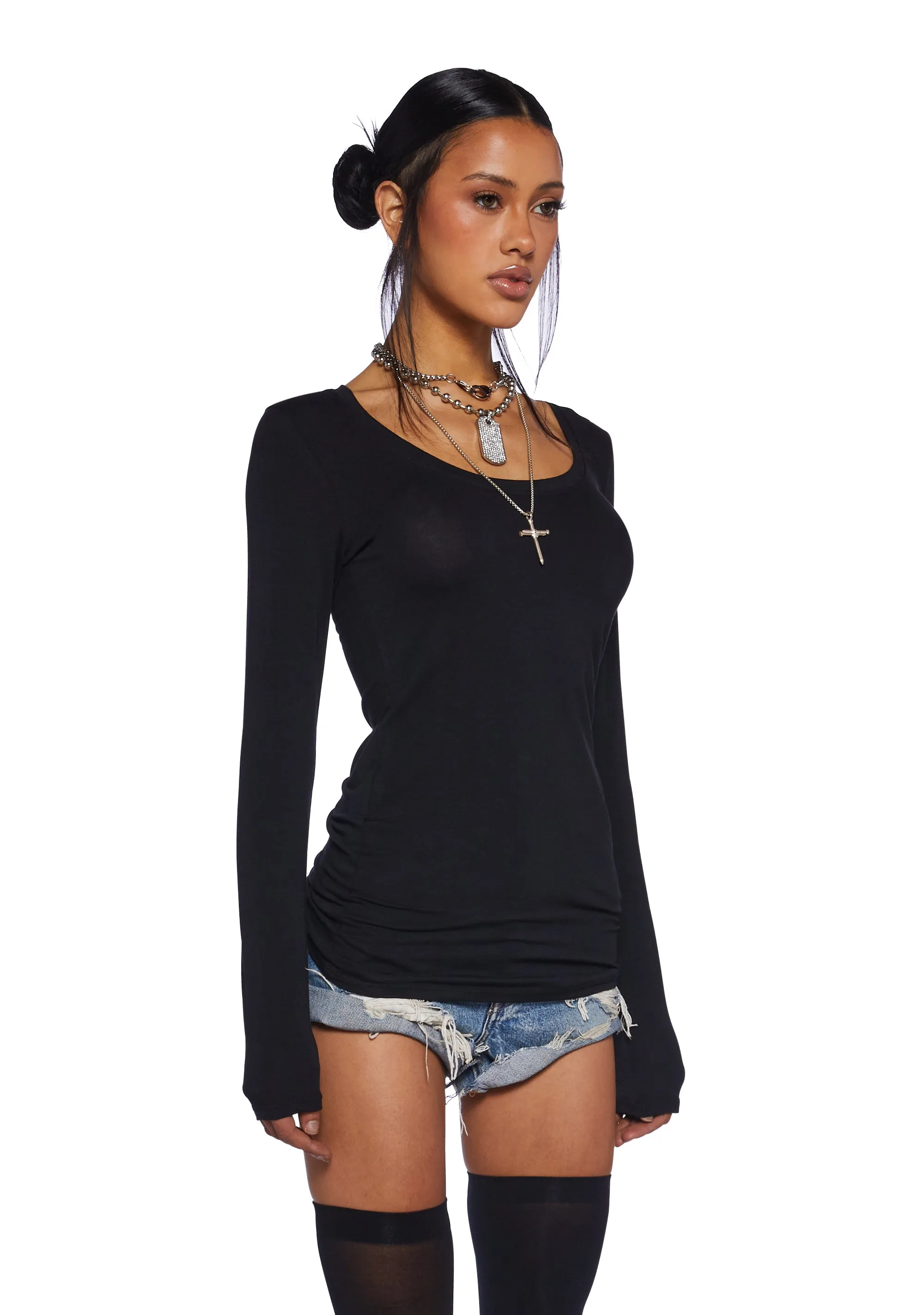 Night Define My Love Crop Tank-