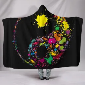 Night Yin Yang Hooded Blanket