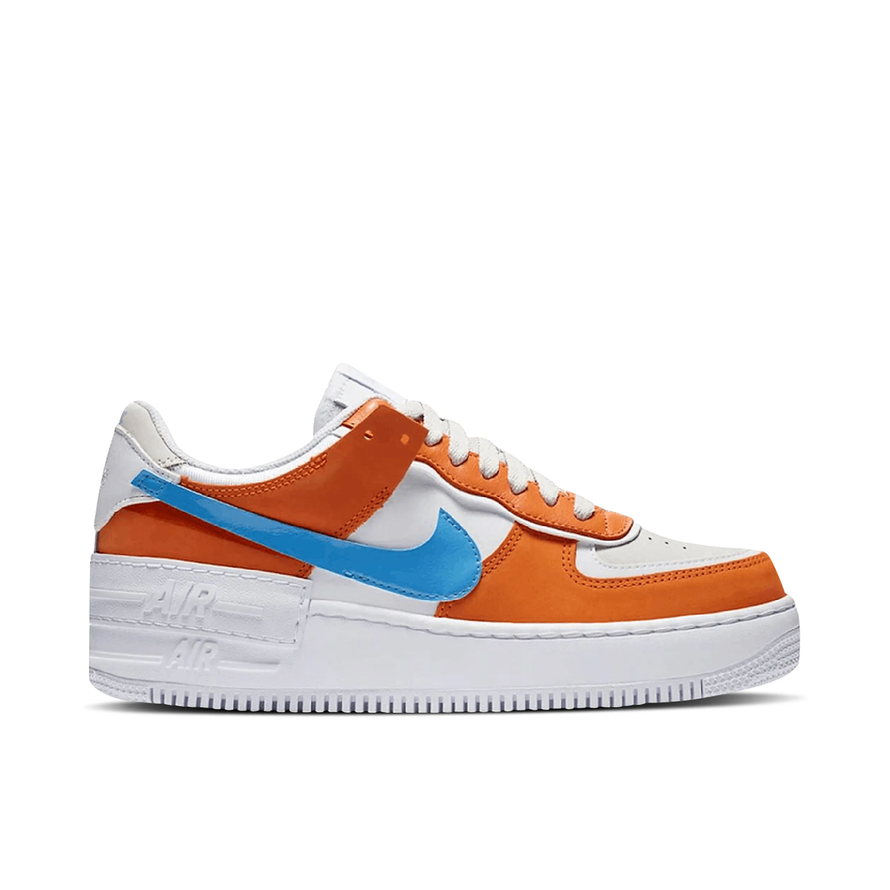 Nike Air Force 1 Shadow White Dark Orange | CZ0365-100 | Laced