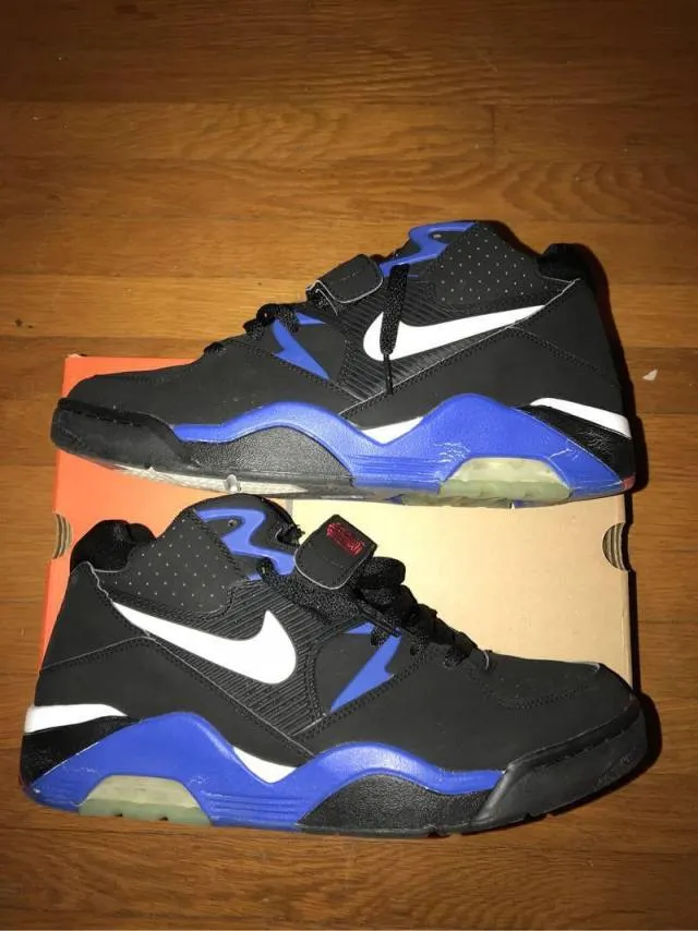 Nike Air Force 180 Barkley Size 11 Black/Blue/Red 2005