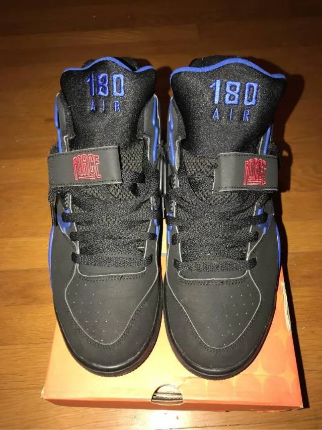 Nike Air Force 180 Barkley Size 11 Black/Blue/Red 2005