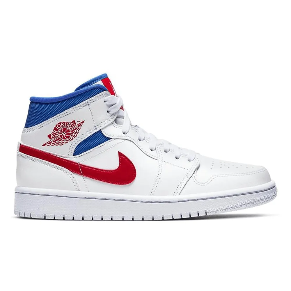 Nike Air jordan 1 white red royal mid