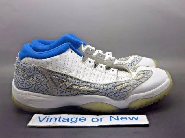 Nike Air Jordan XI 11 low I.E. Argon Blue Retro GS 2007 ...