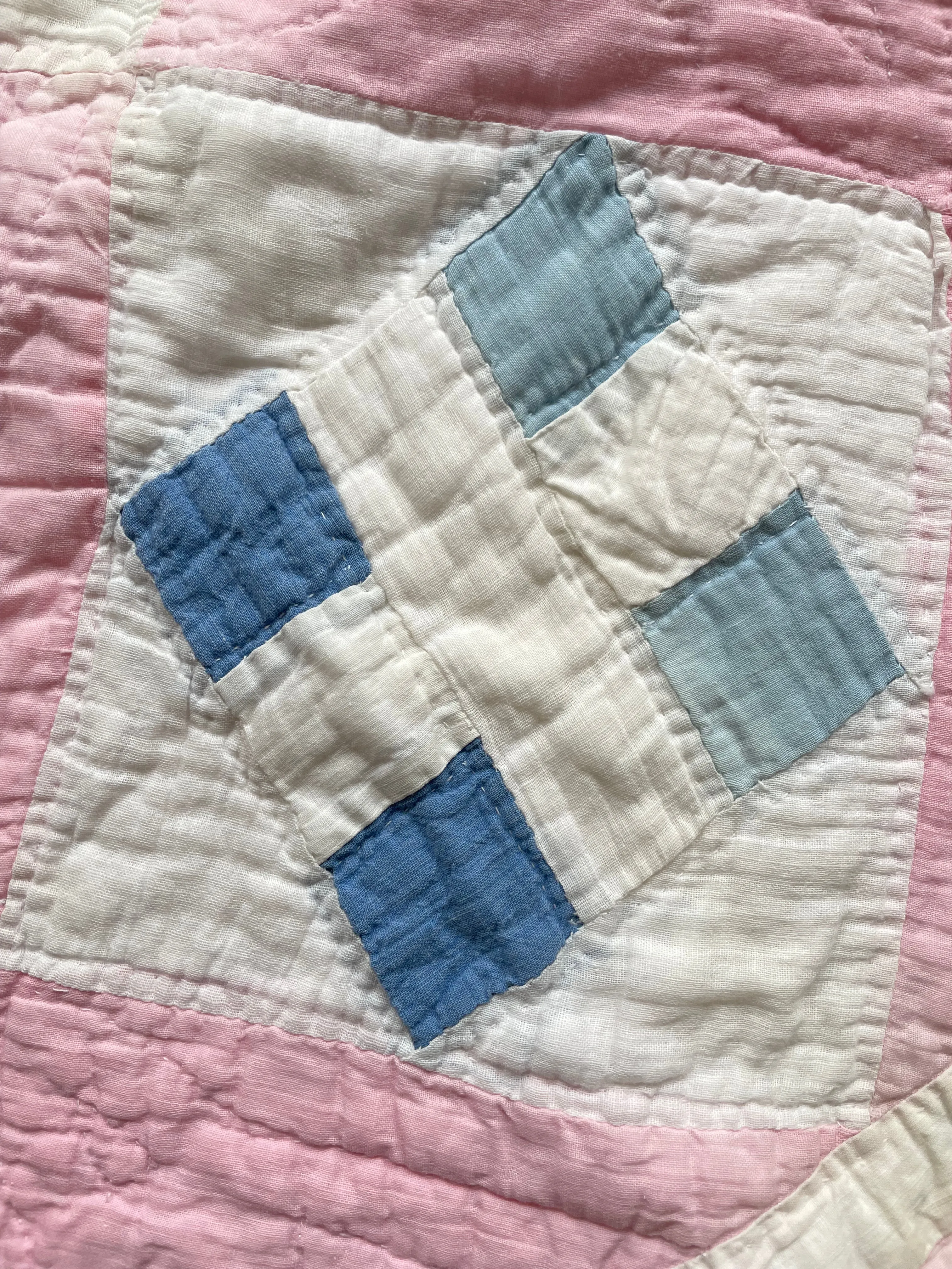 Nine Patch Cross Quilt