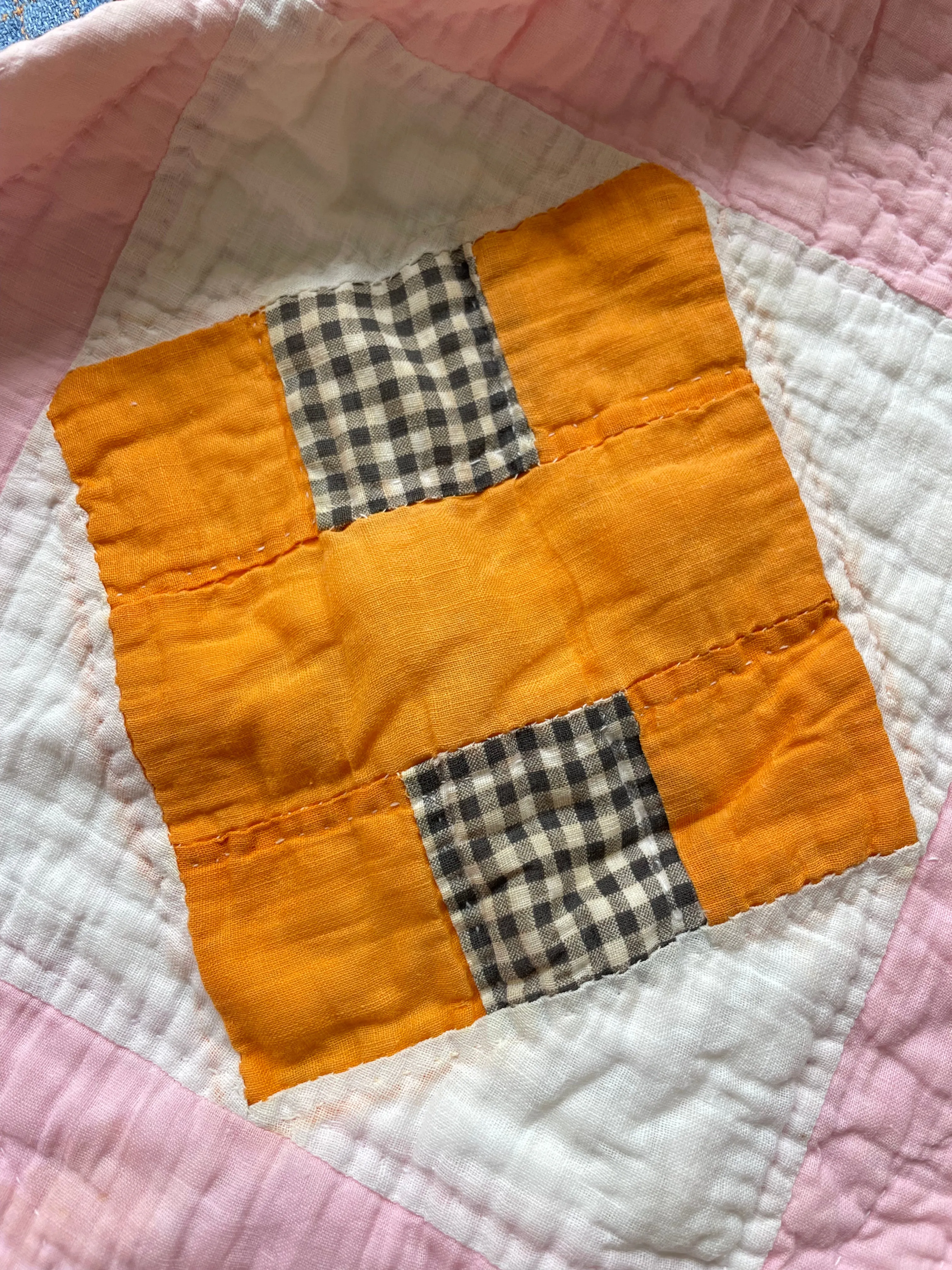 Nine Patch Cross Quilt