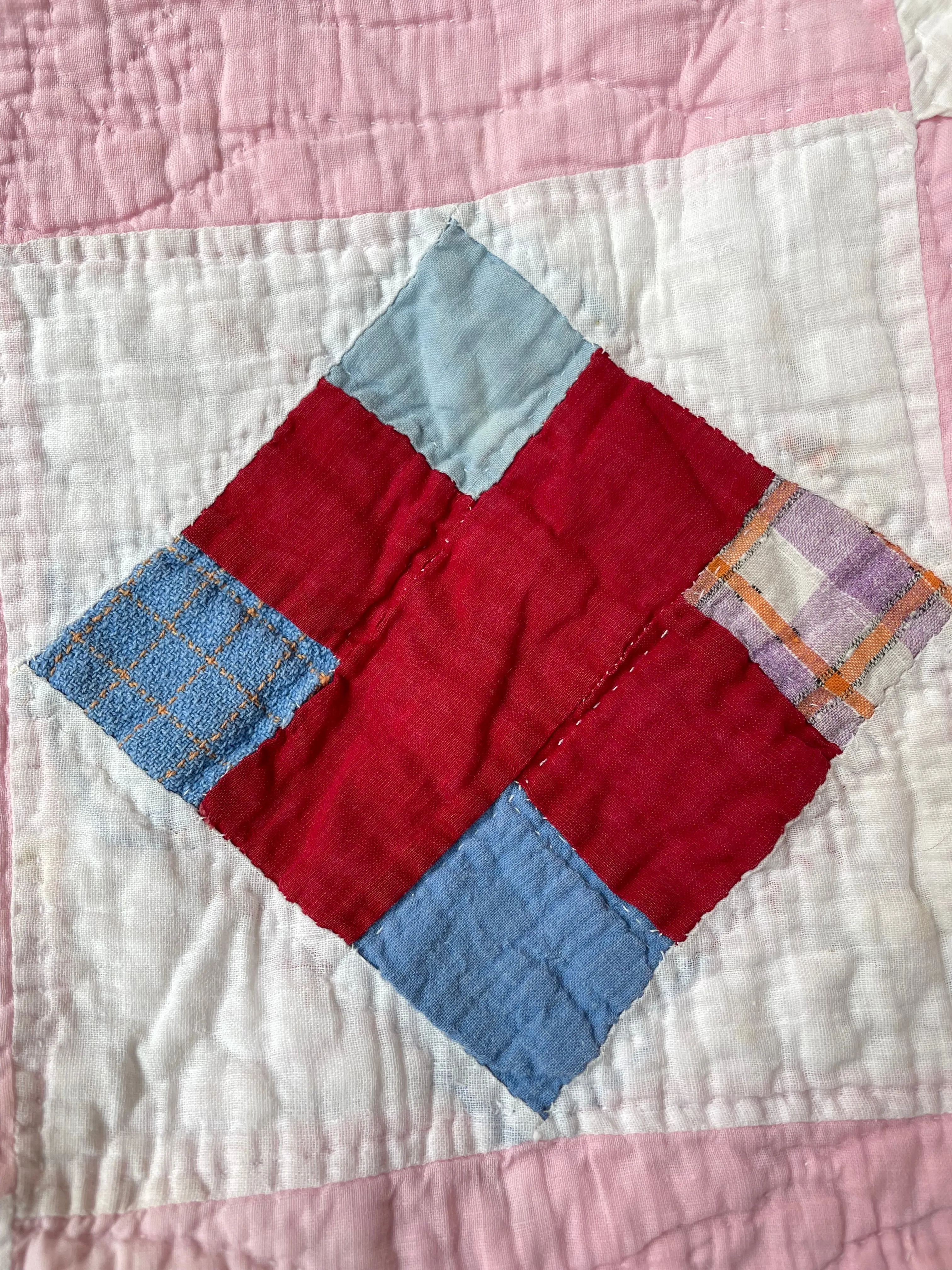 Nine Patch Cross Quilt