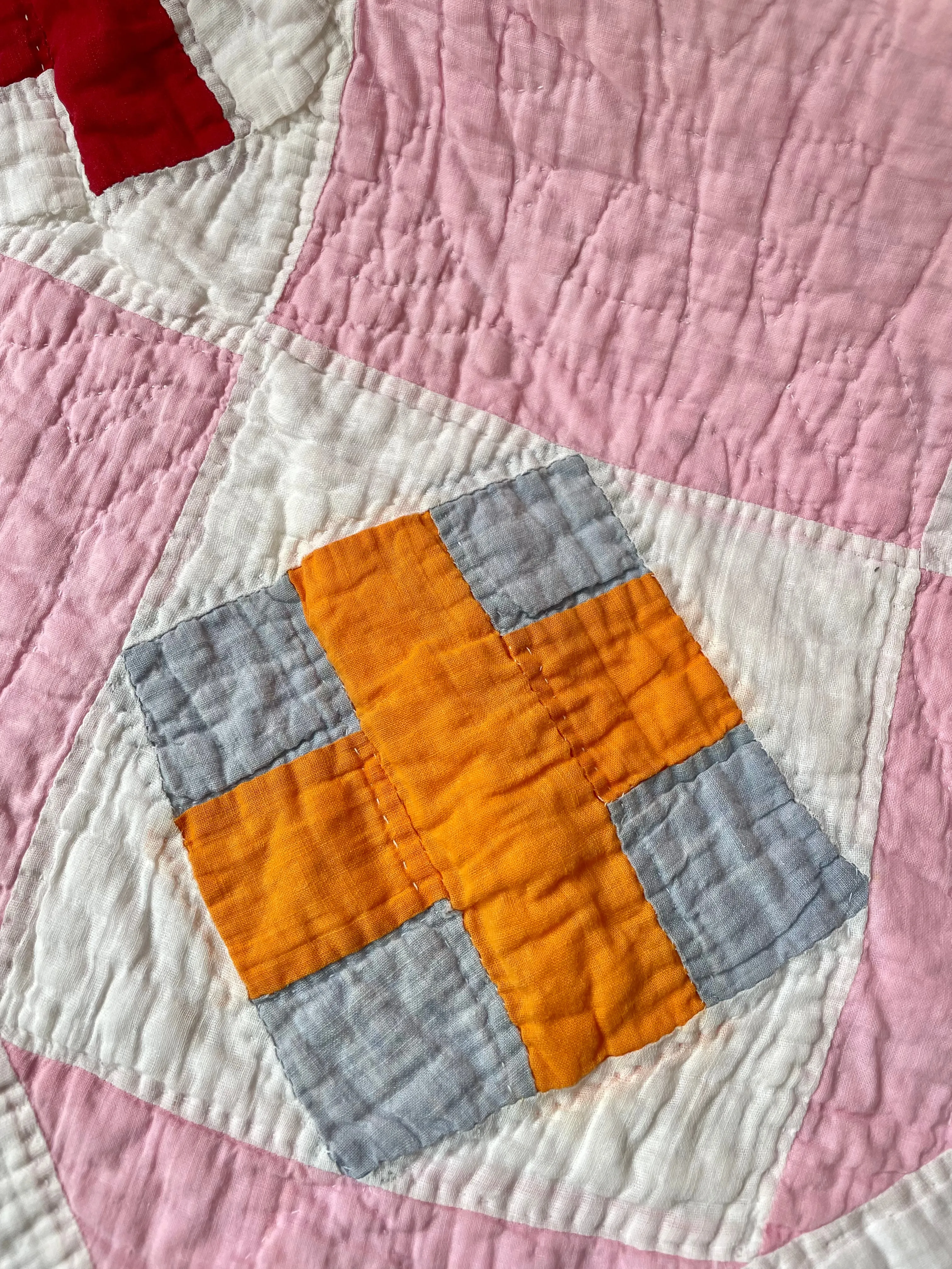 Nine Patch Cross Quilt