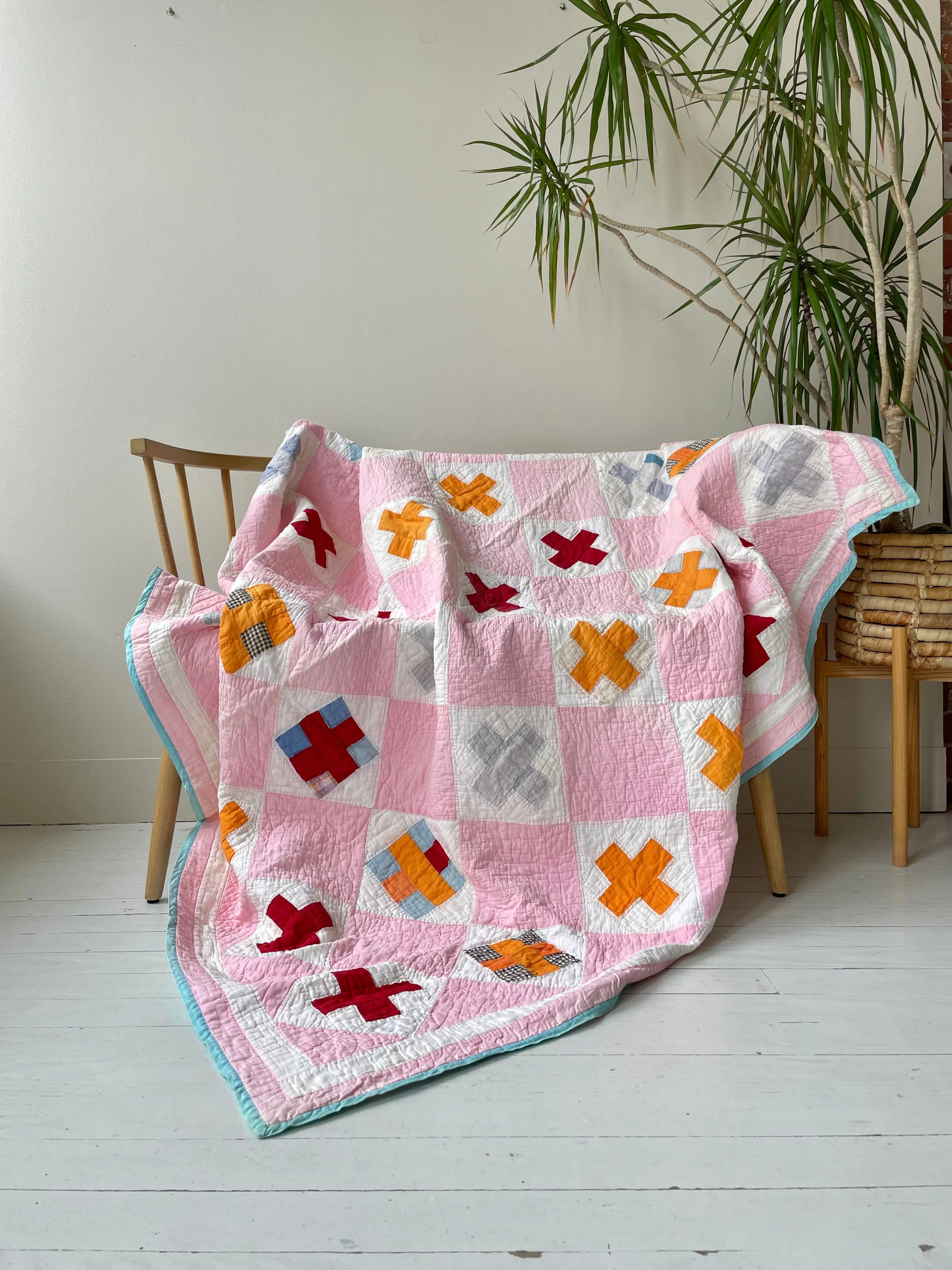 Nine Patch Cross Quilt