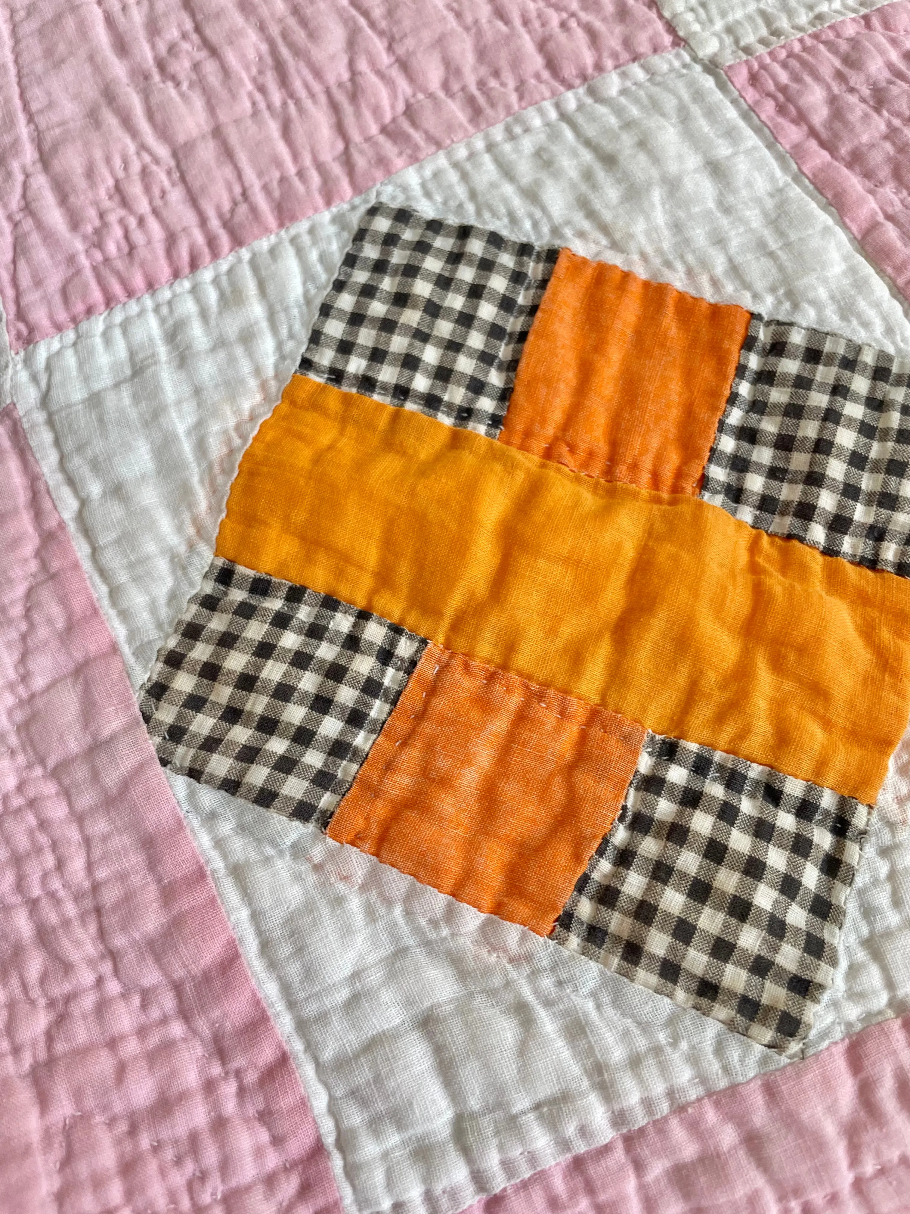 Nine Patch Cross Quilt