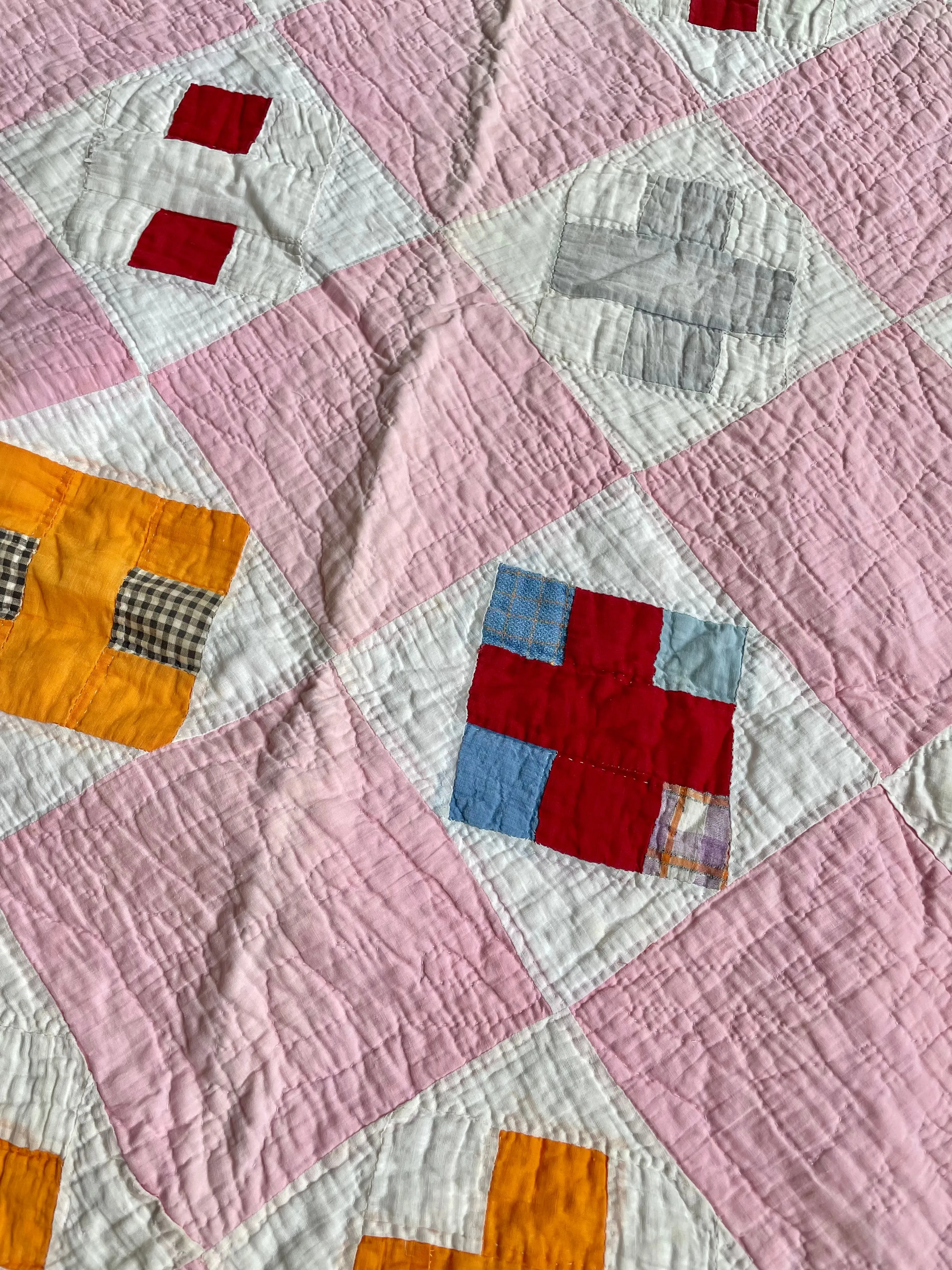 Nine Patch Cross Quilt