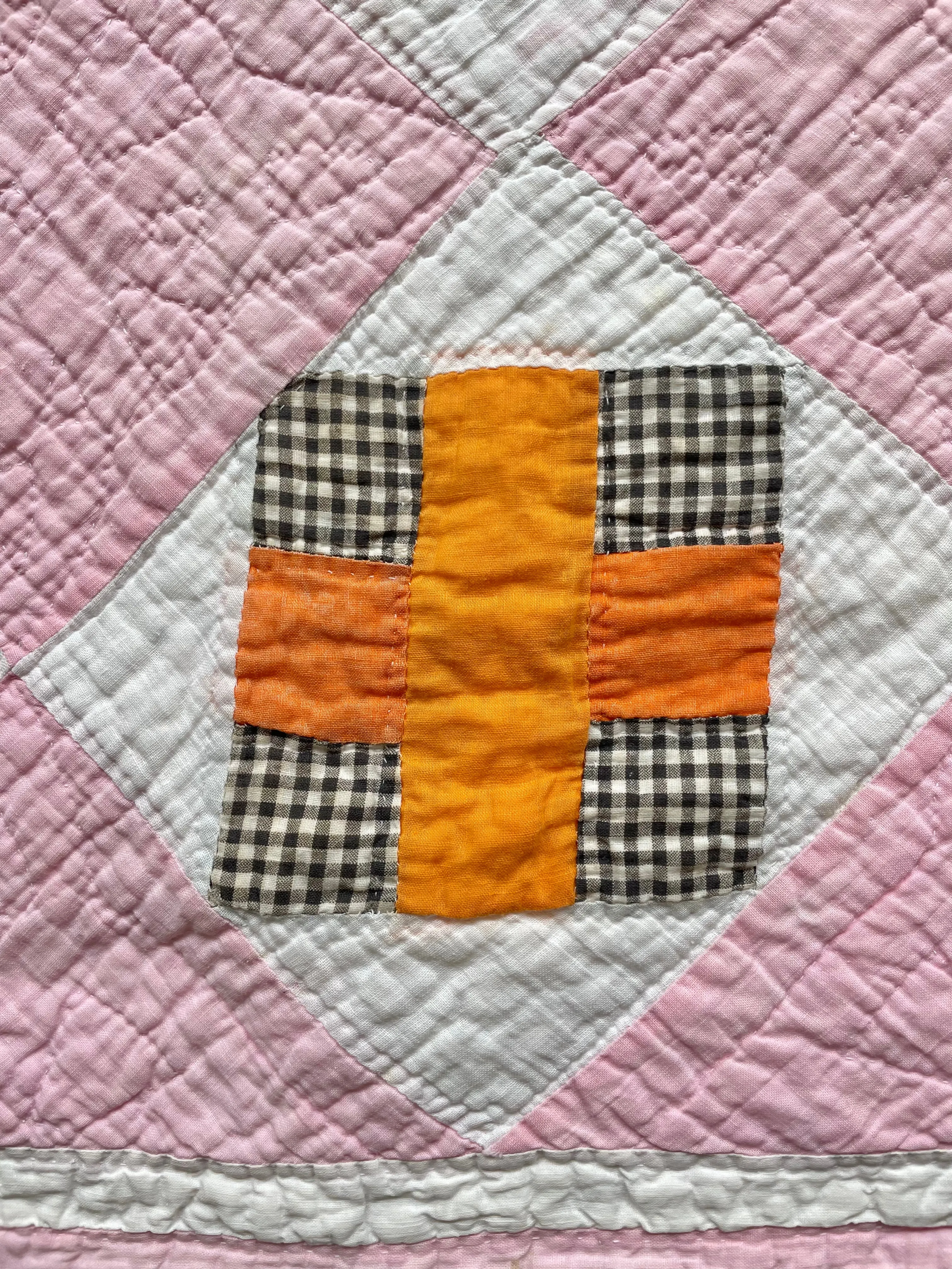 Nine Patch Cross Quilt