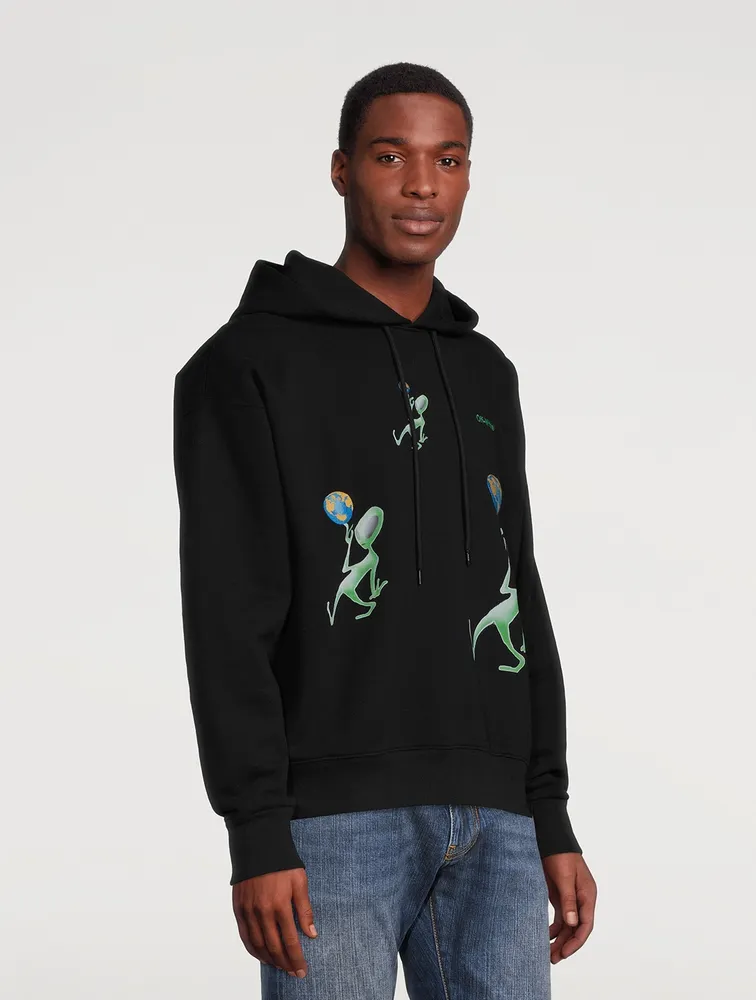 OFF WHITE Alien Arrow Skate Hoodie