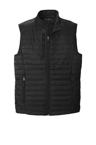 Packable Puffy Vest w/ LOGO Left Chest