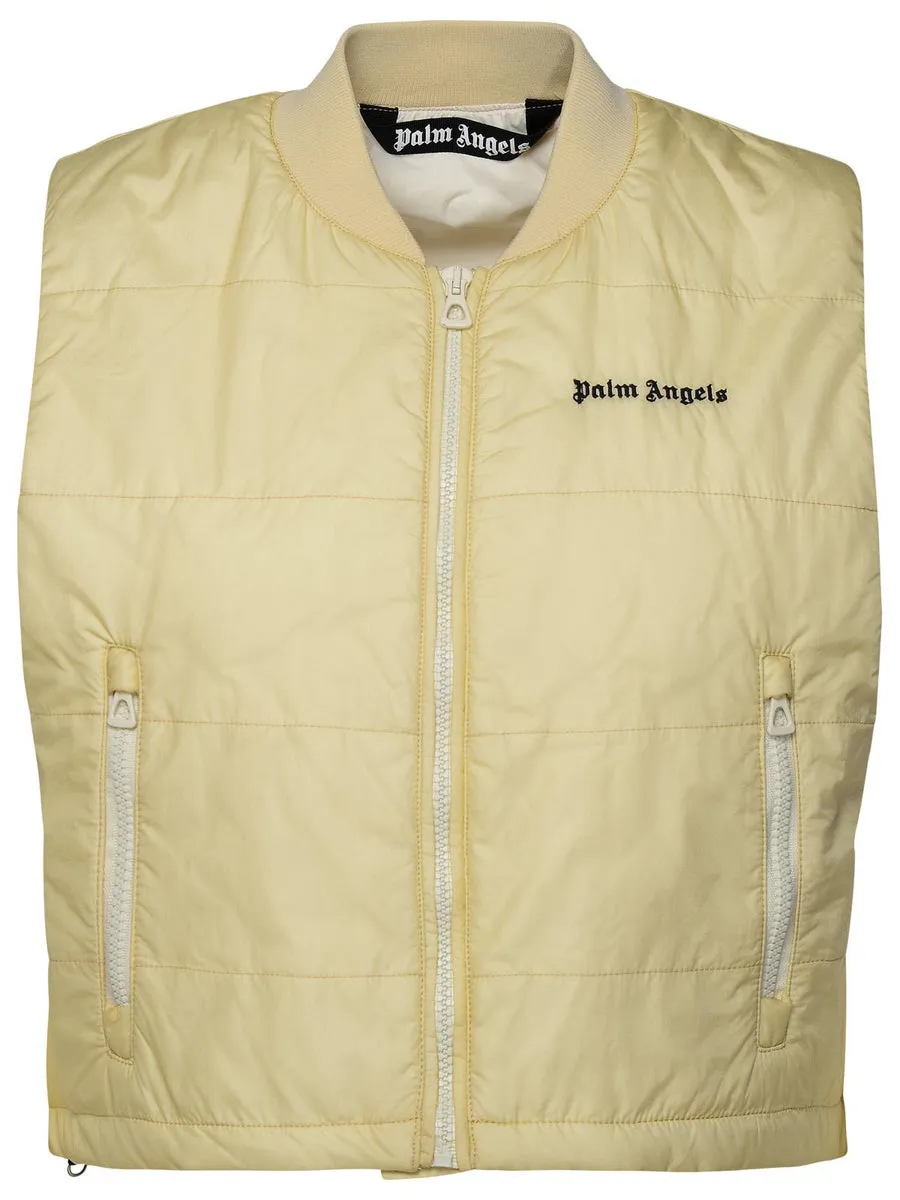 Palm Angels    Palm Angels Cream Polyamide Vest