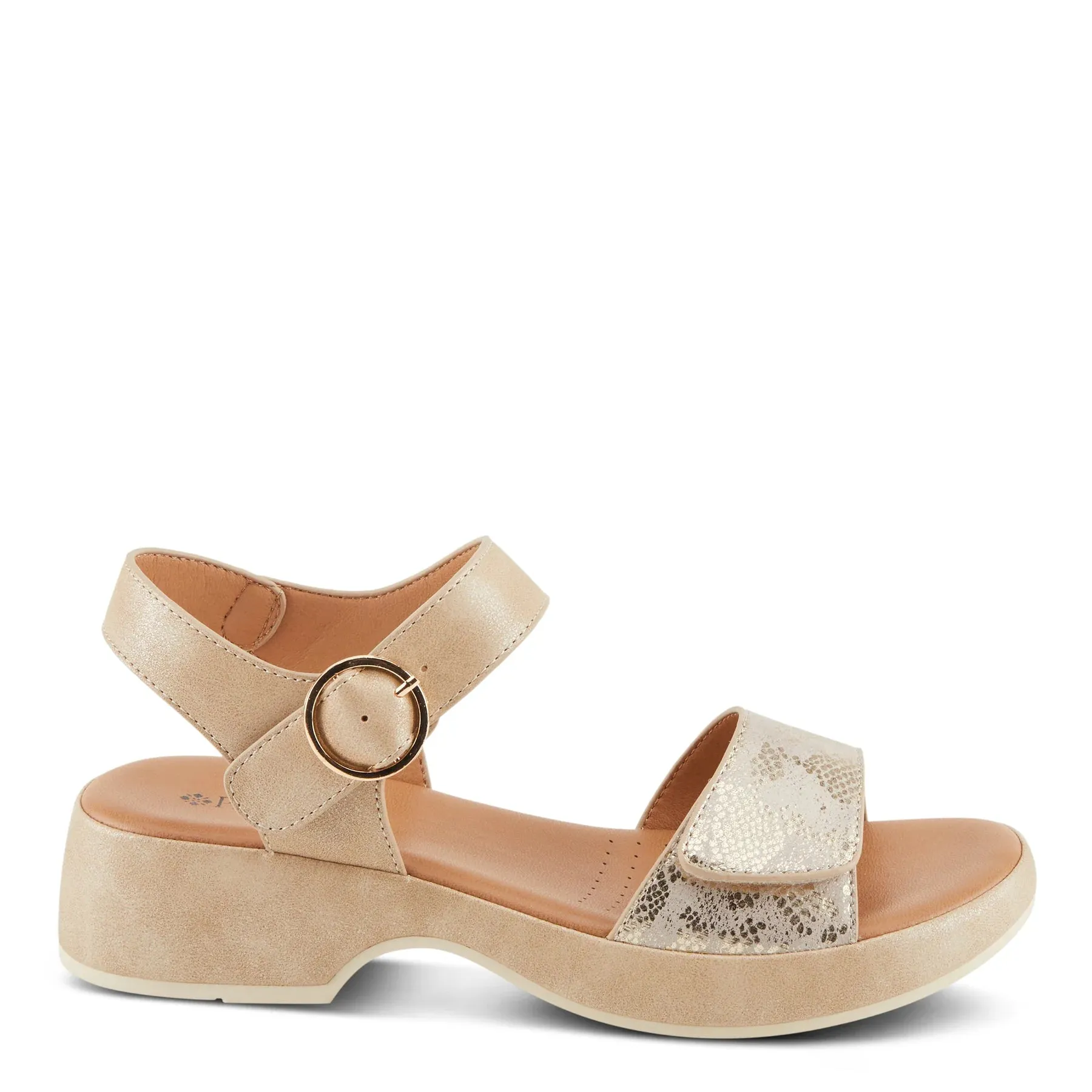 Patrizia by Spring Step Women's Finola Sandals - Soft Gold