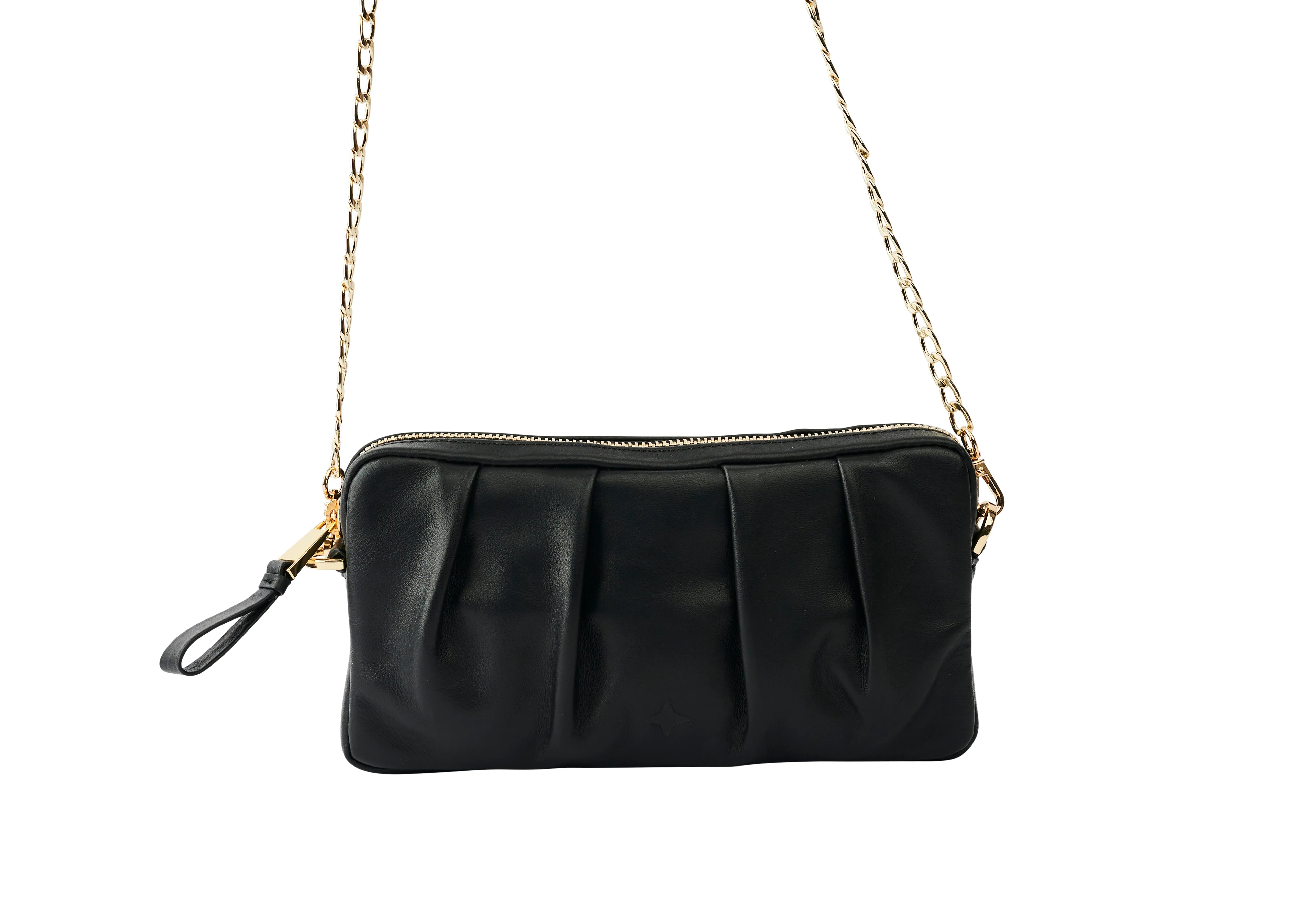 Paulina Black Multi-Use Crossbody