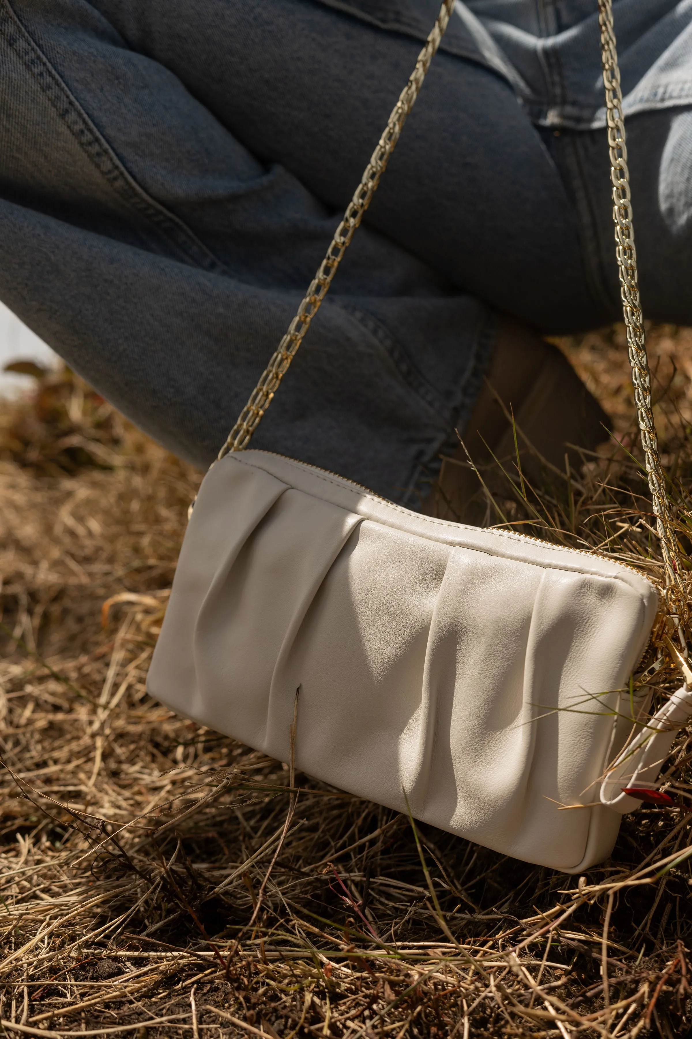 Paulina Ivory Multi-Use Crossbody