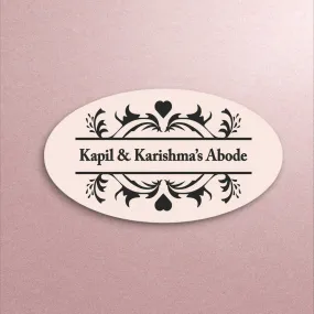 Personalized Name Plate Design for Home Flats Villas Bungalows Cafes