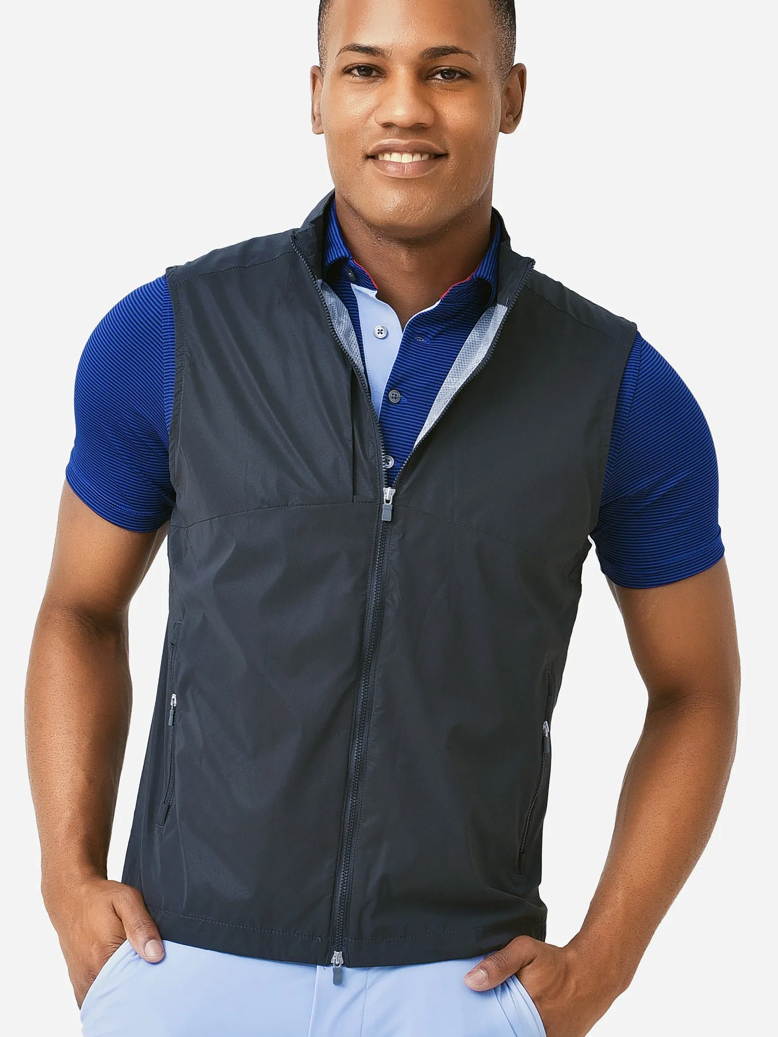     PETER MILLAR  Active Men's Dart Reflect Performance Vest    