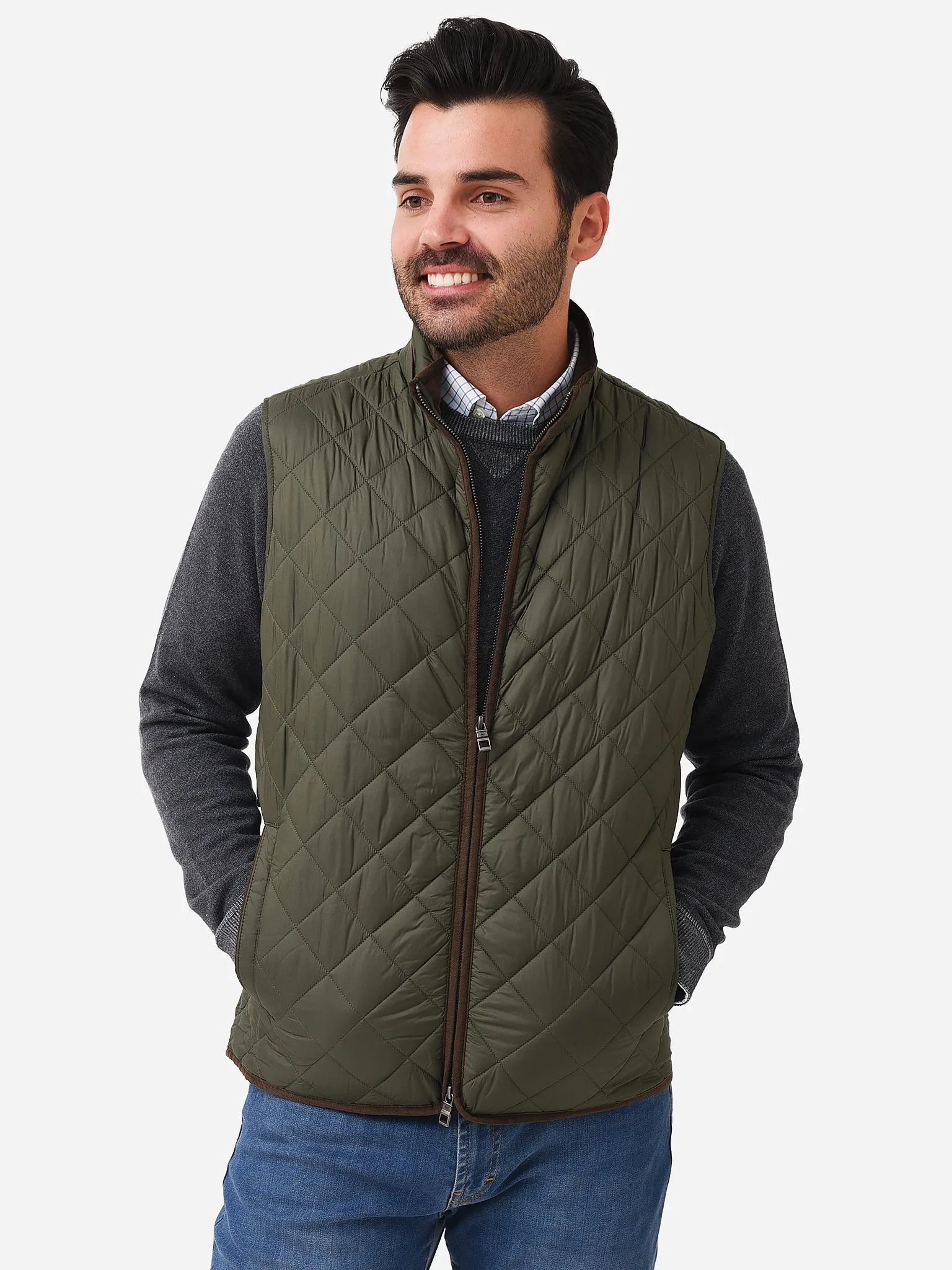     PETER MILLAR  Crown Men's Essex Quilted Travel Vest    