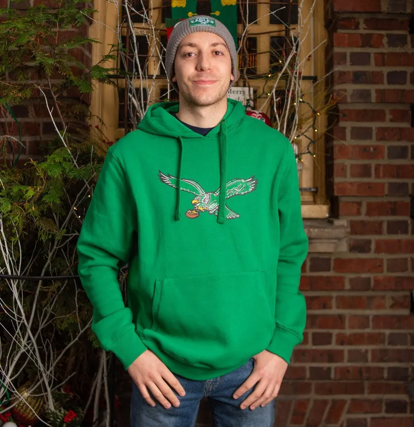 Philadelphia Eagles Starter Kelly Green Fleece Pullover Hoodie