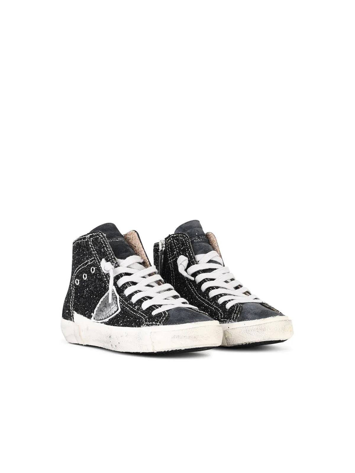 Philippe Model    Philippe Model 'Prsx' Black Suede Blend Sneakers