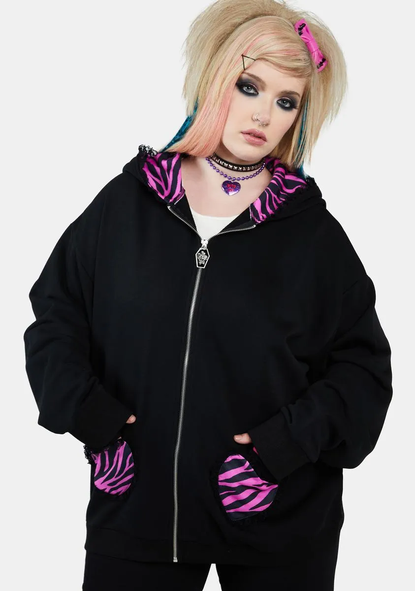 Plus Tickets To My Downfall Bunny Hoodie-