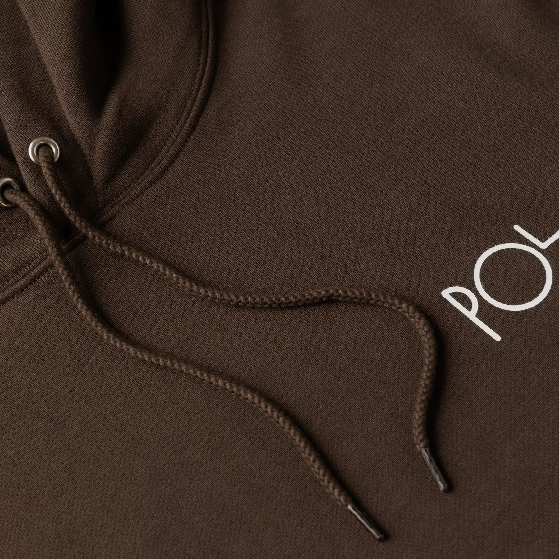 Polar Skate Co. Dave Stroke Logo Hoodie - Chocolate