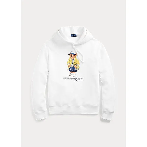 POLO RALPH LAUREN CP-93 Bear Fleece Hoodie, White