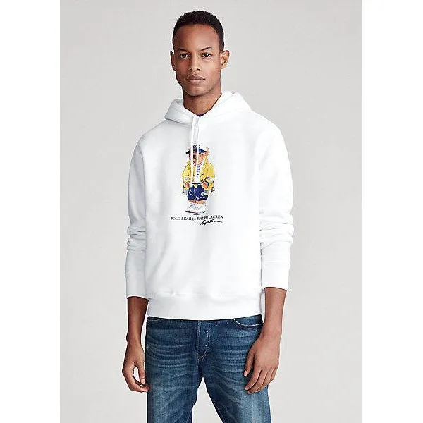 POLO RALPH LAUREN CP-93 Bear Fleece Hoodie, White