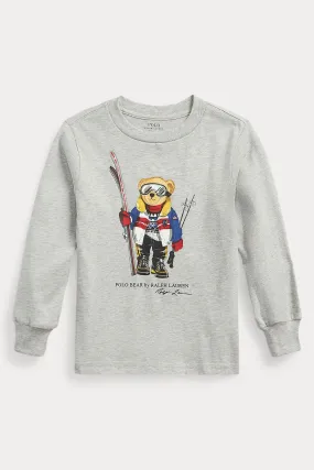 Polo Ralph Lauren Kids 5-7 Ya Erkek ocuk Polo Bear T-shirt