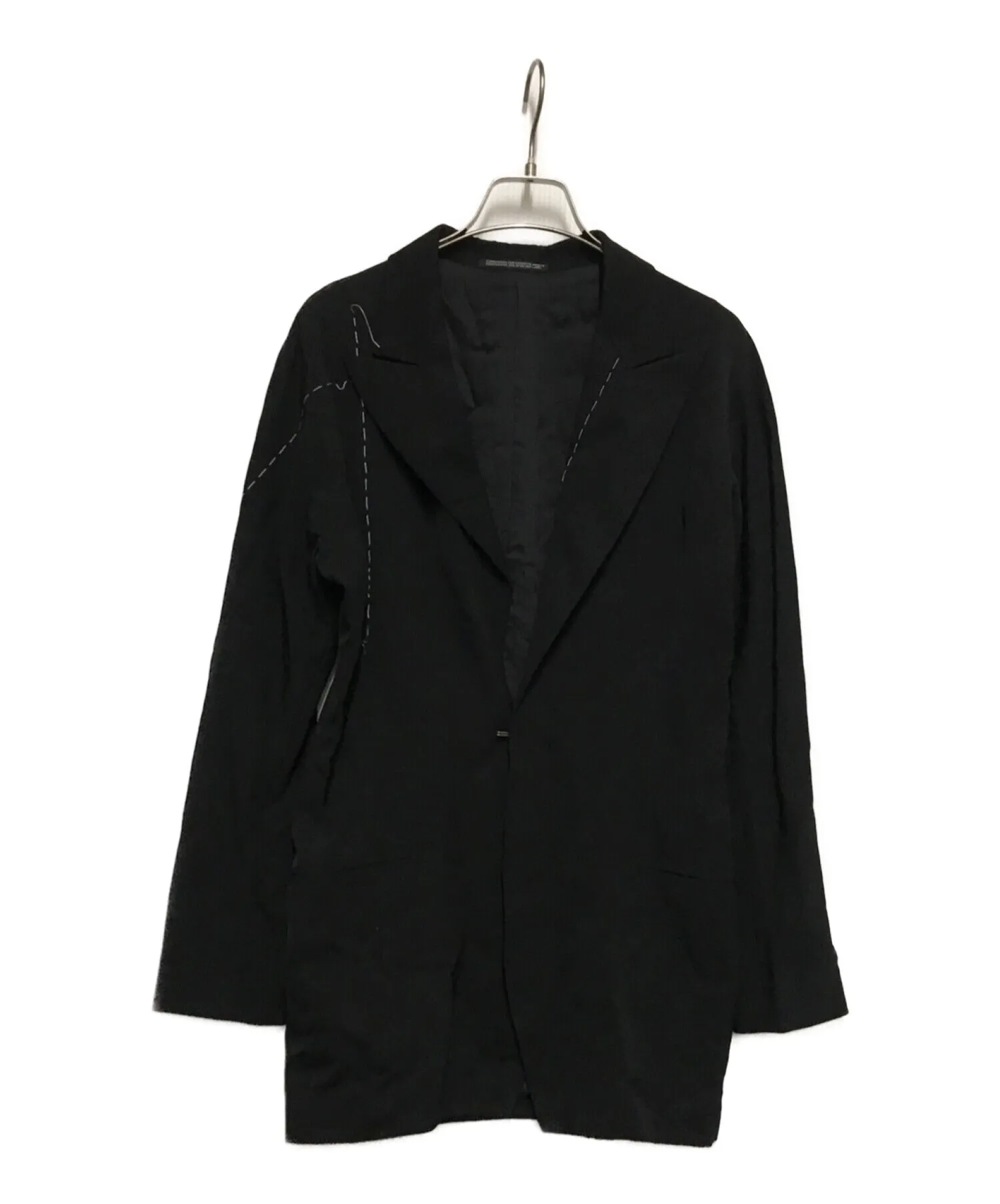 [Pre-owned] YOHJI YAMAMOTO stitched woollen jacket FB-J44-102