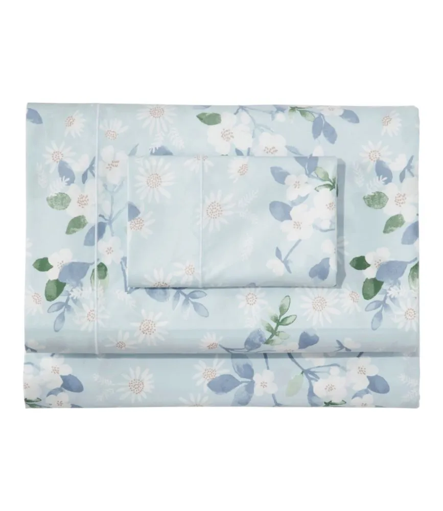 Premium Egyptian Percale Sheet Collection, Daisy