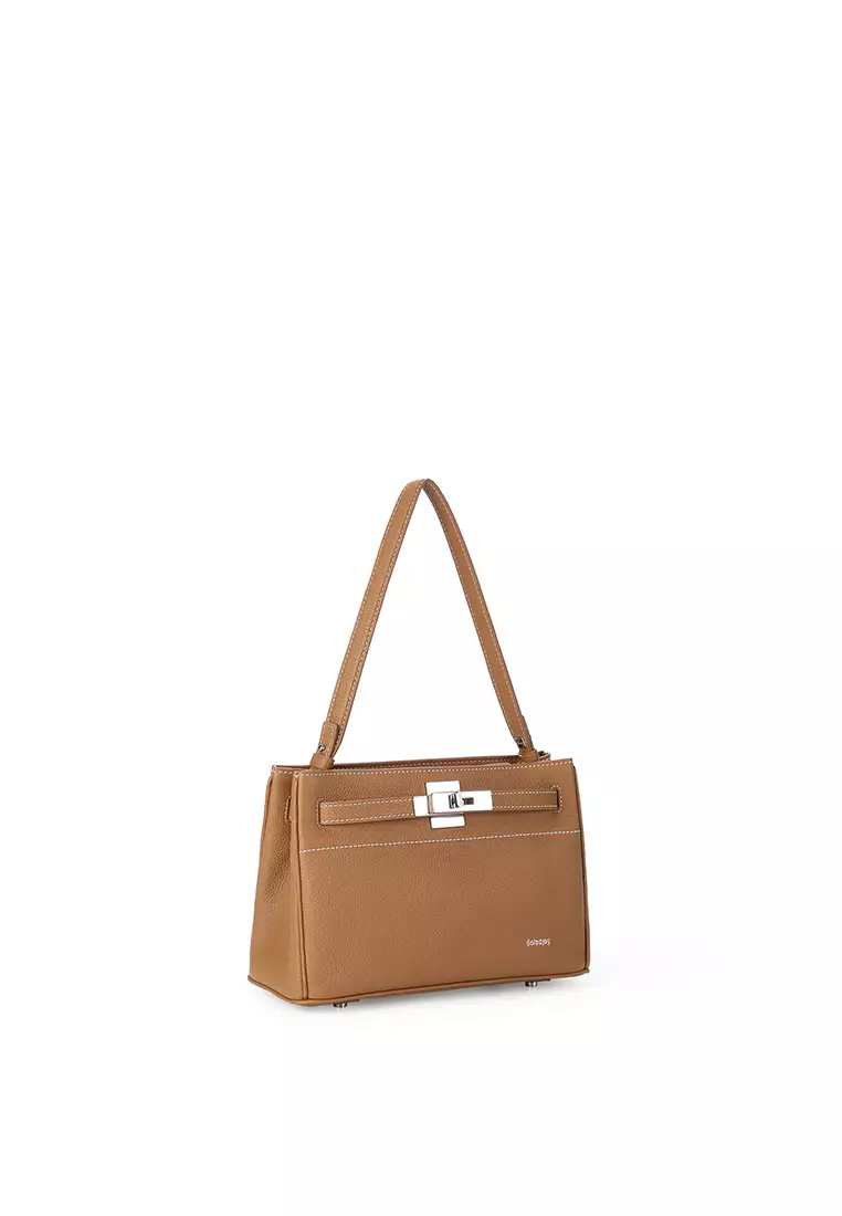 RABEANCO SAOIRSE Soft Structural Belt Tote II Mini - Caramel