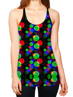 RGB Smile Glitch Women's Tank