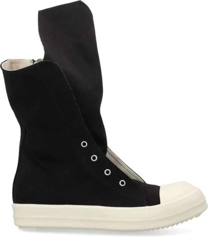 Rick Owens DRKSHDW oversize-tongue sneakers Black